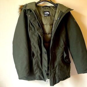 Puffy North Face winter coat